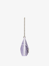Sac Voyou party en satin avec strass - Lavender