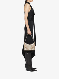 Sac Voyou Party en cuir laminé - Dusty Golden