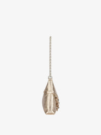 Sac Voyou Party en cuir laminé - Dusty Golden