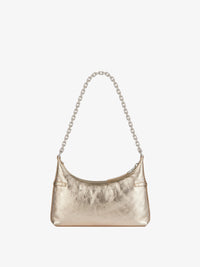 Sac Voyou Party en cuir laminé - Dusty Golden
