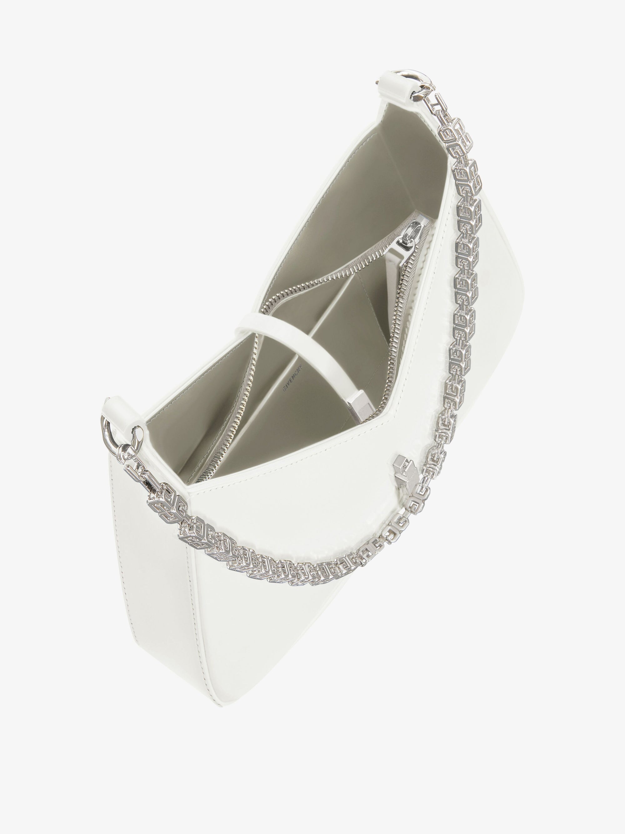 BOX LEATHER W/ SILVERY JEWELLERY