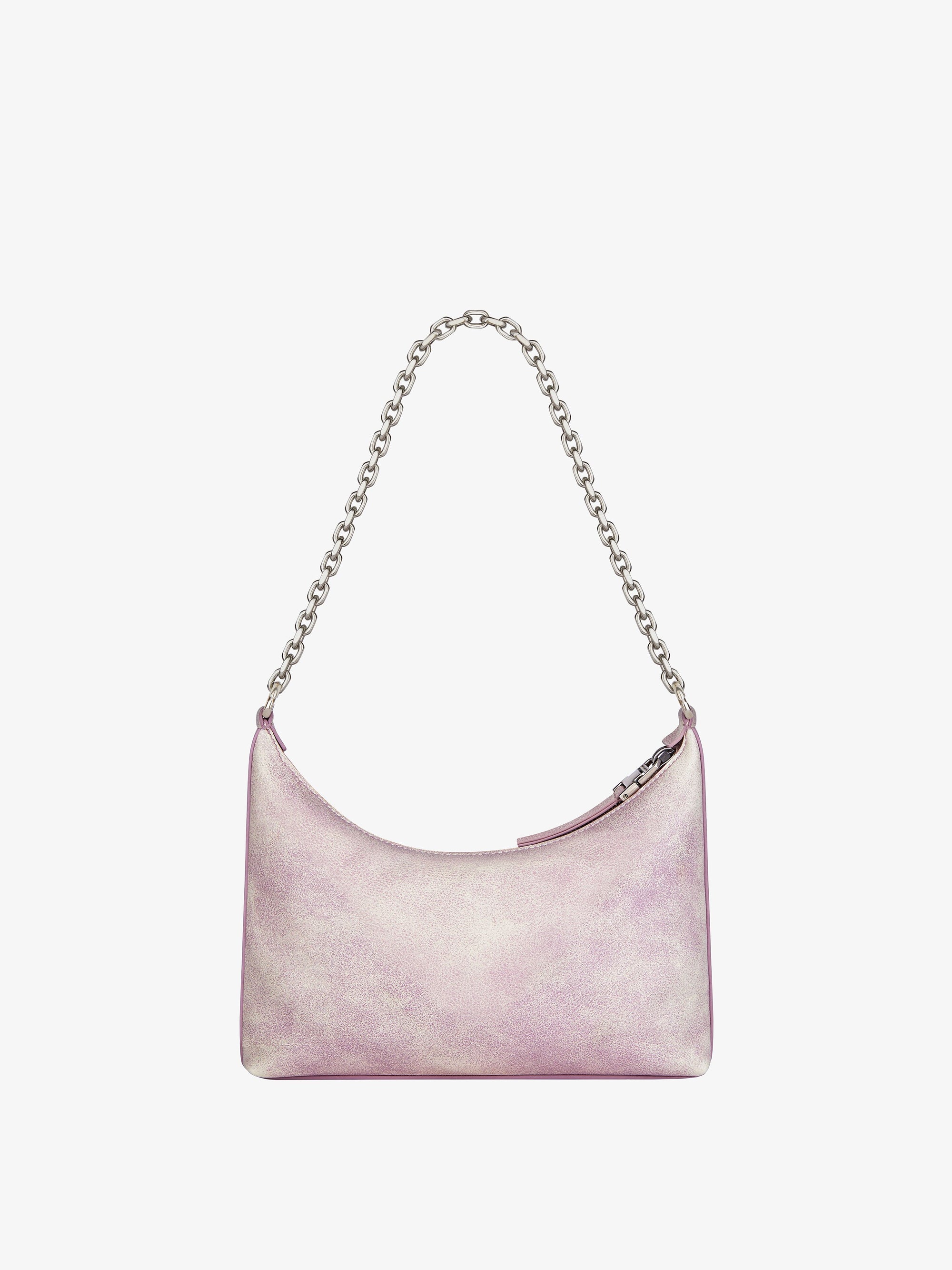 Sac Voyou boyfriend party en cuir vieilli - Old Pink