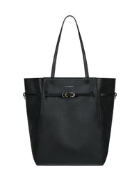 Cabas Voyou moyen en cuir - Black