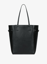 Cabas Voyou moyen en cuir - Black