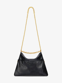 Sac Voyou moyen en cuir - Noir