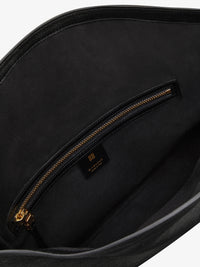 Sac Voyou moyen en cuir - Noir