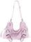 Voyou Medium Boyfriend Bag, distressed leather - Old Pink