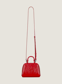 SHINY PATENT LEATHER W/ SILVERY JEWELRY