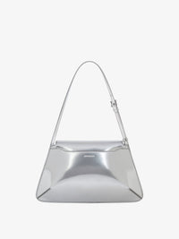 LAMINATED LEATHER W/SILVERY JEWELRY