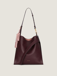 SMOOTH LEATHER & LEATHER TASSEL