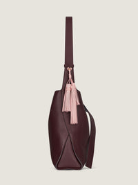 SMOOTH LEATHER & LEATHER TASSEL