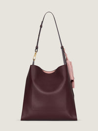 SMOOTH LEATHER & LEATHER TASSEL