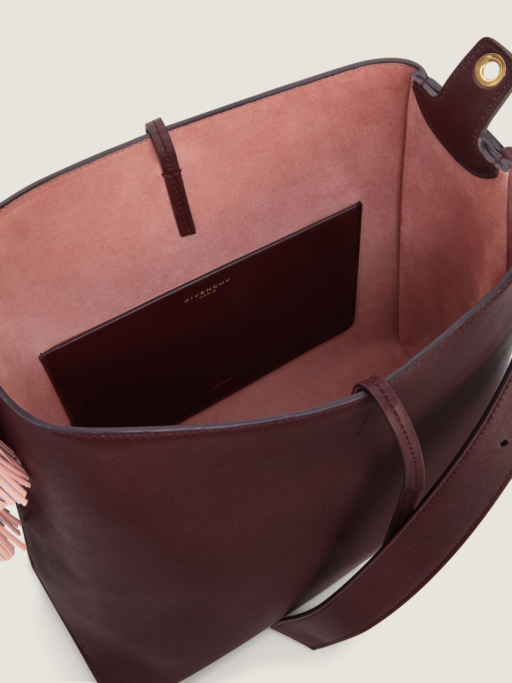 SMOOTH LEATHER & LEATHER TASSEL