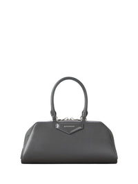 Petit sac Antigona east west en cuir - Dark Grey