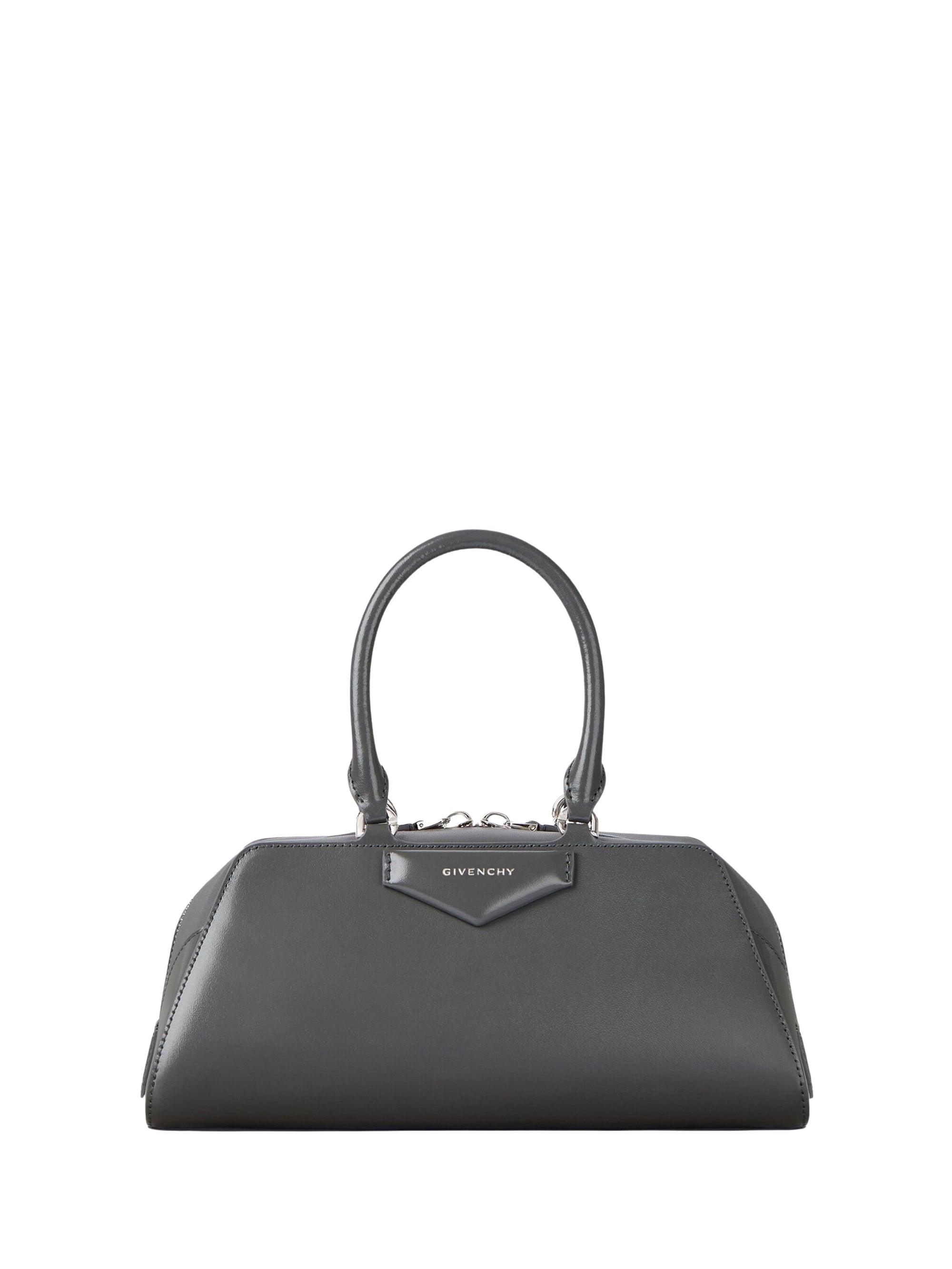Petit sac Antigona east west en cuir - Dark Grey