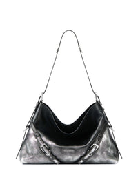 Sac Voyou moyen en cuir - Black
