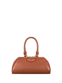 Mini sac Antigona east west en cuir - Caramel Brown