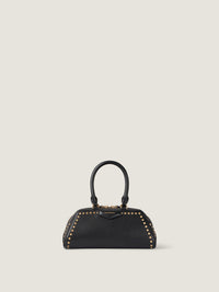 SMOOTH GRAINED LEATHER W/STUDS