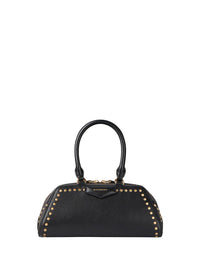 Mini sac Antigona east west en cuir - Black