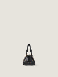 SMOOTH GRAINED LEATHER W/STUDS