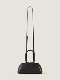 SMOOTH GRAINED LEATHER W/STUDS
