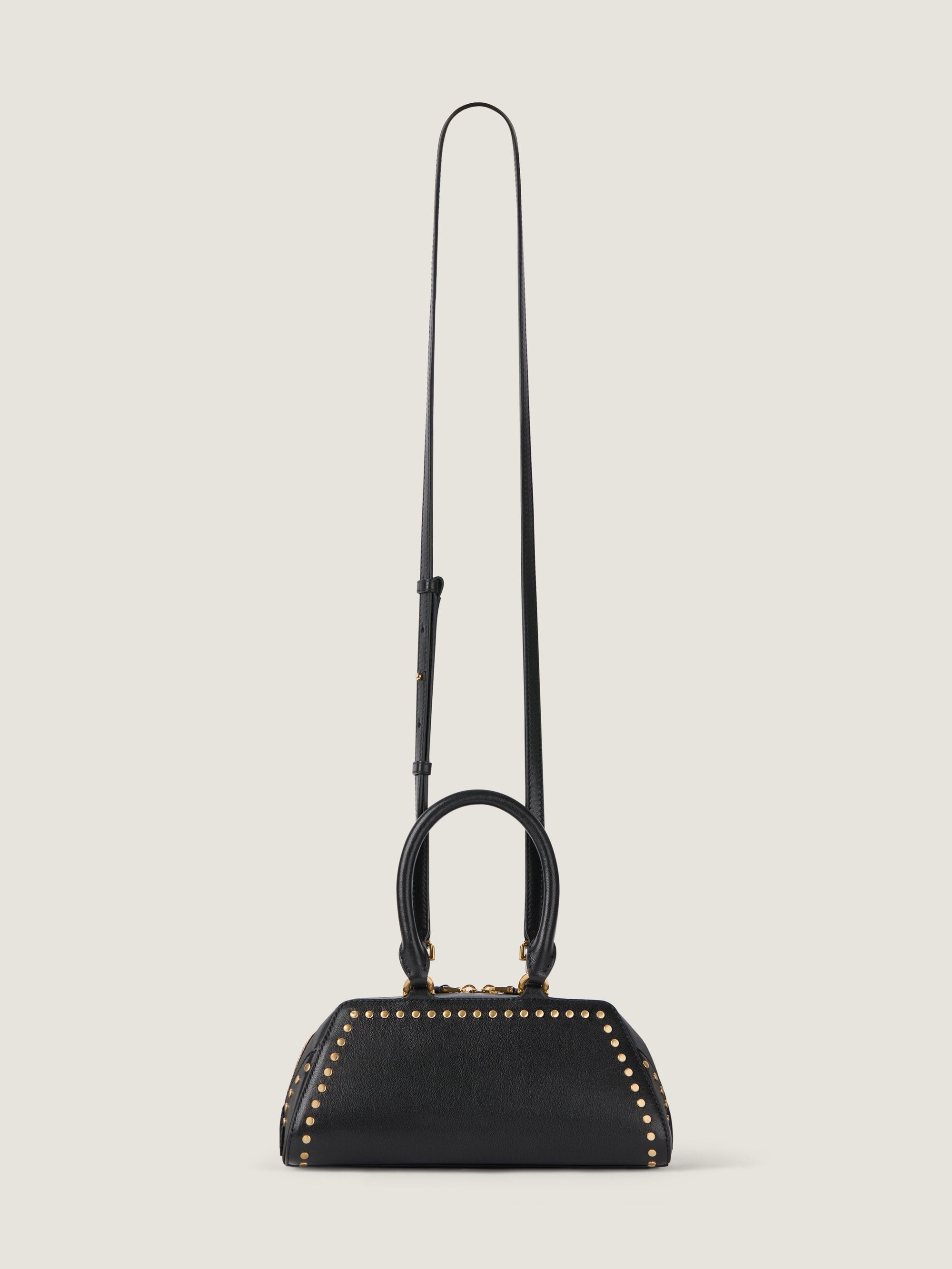 SMOOTH GRAINED LEATHER W/STUDS