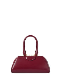 Antigona East West mini leather bag – Burgundy