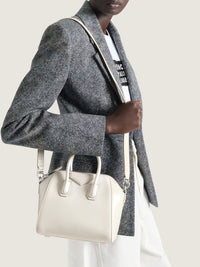 Sac Antigona nv mini en cuir - Ivory