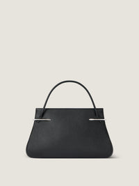 CALF GRAINED LEATHER W SILVERY JEWELRY