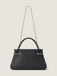 CALF GRAINED LEATHER W SILVERY JEWELRY