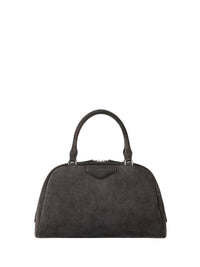 Sac bowling Antigona east west en cuir - Dark Grey
