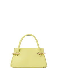 Sac Pinch mini en cuir - Acid Yellow