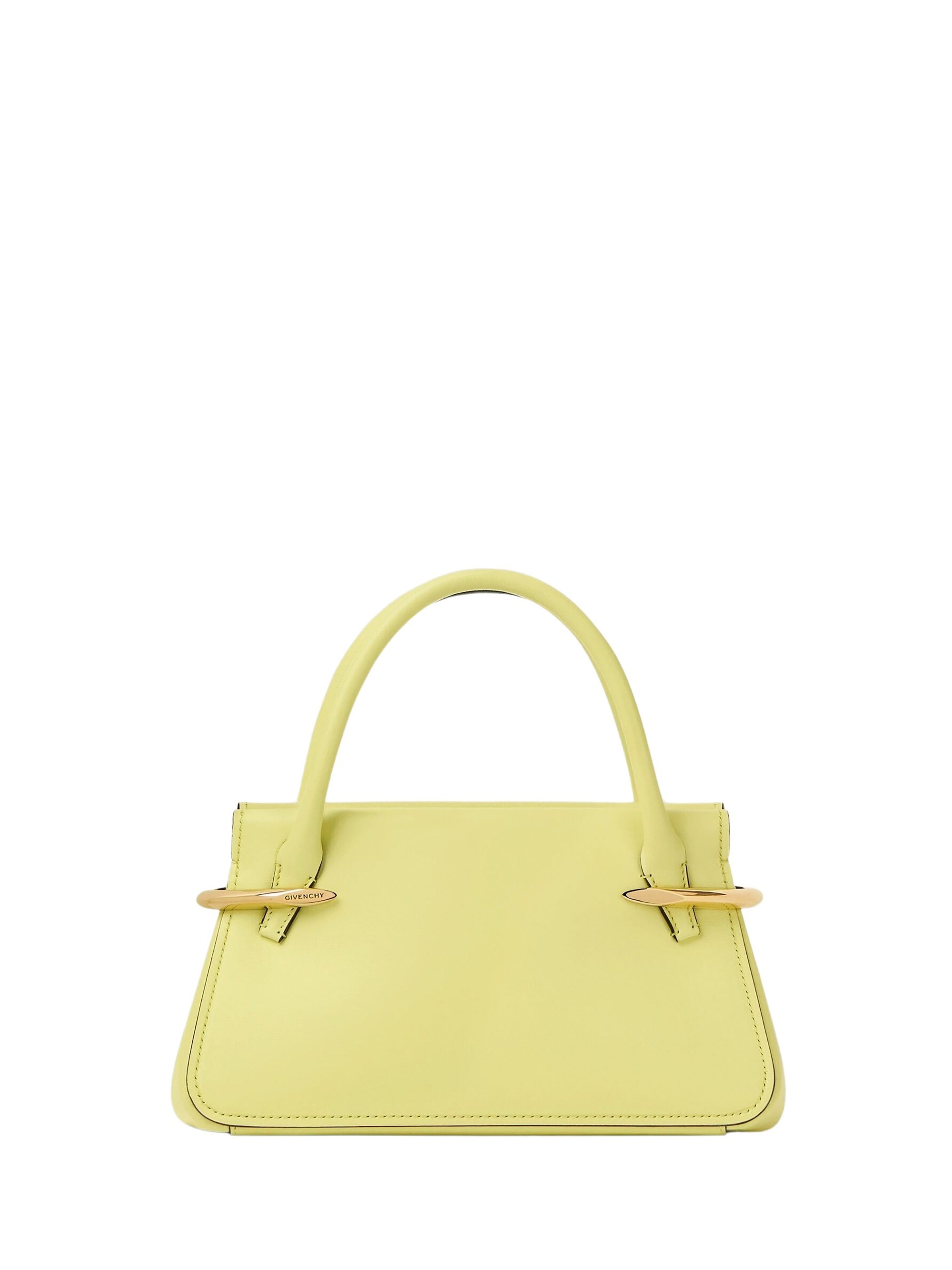 Sac Pinch mini en cuir - Acid Yellow