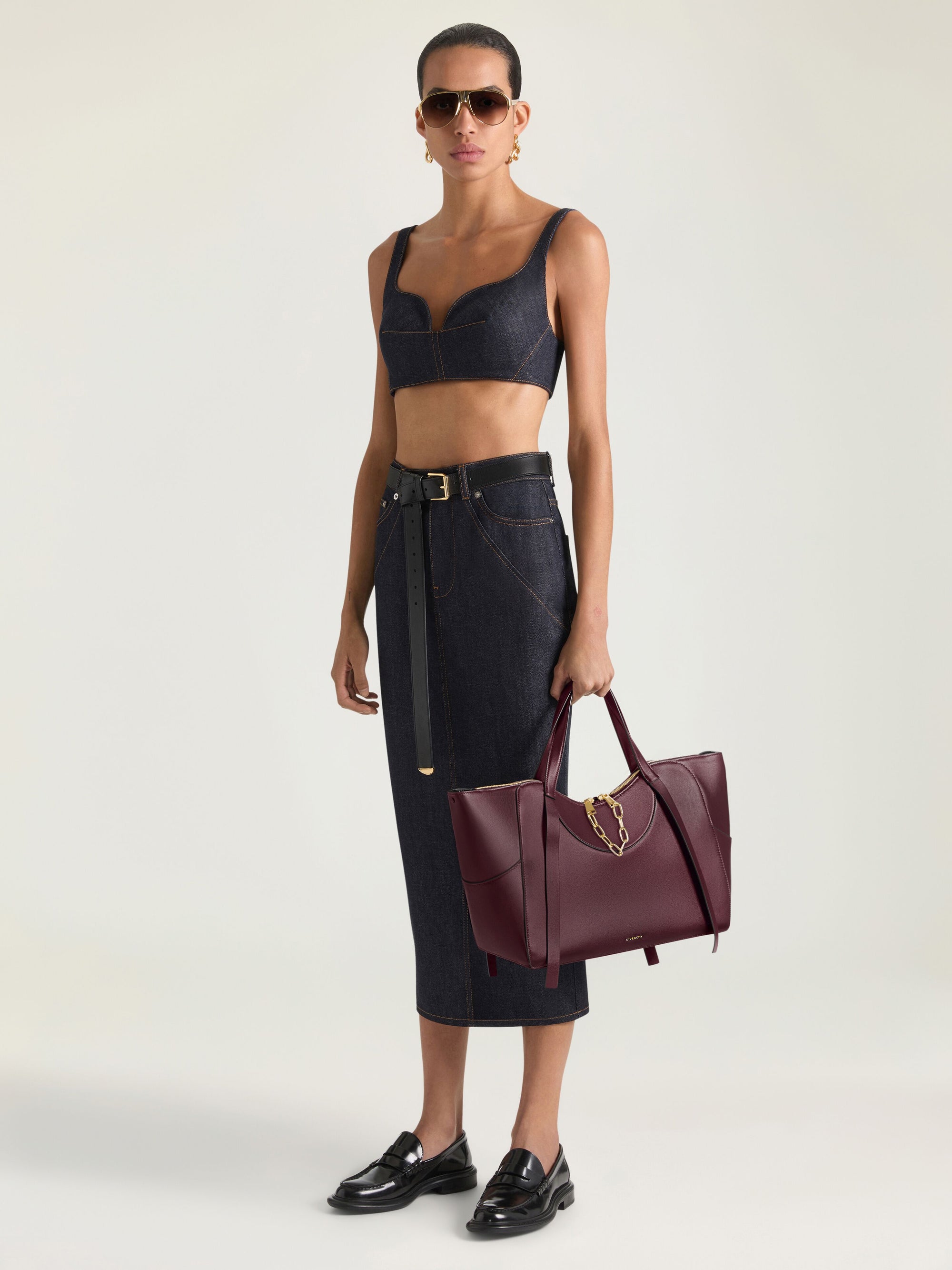 SNATCH - LARGE CHAIN ZIP BAG