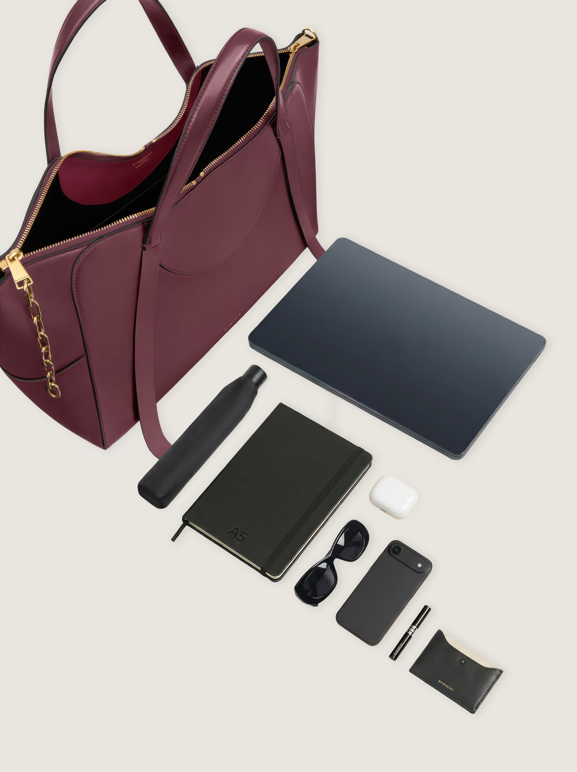 SNATCH - LARGE CHAIN ZIP BAG