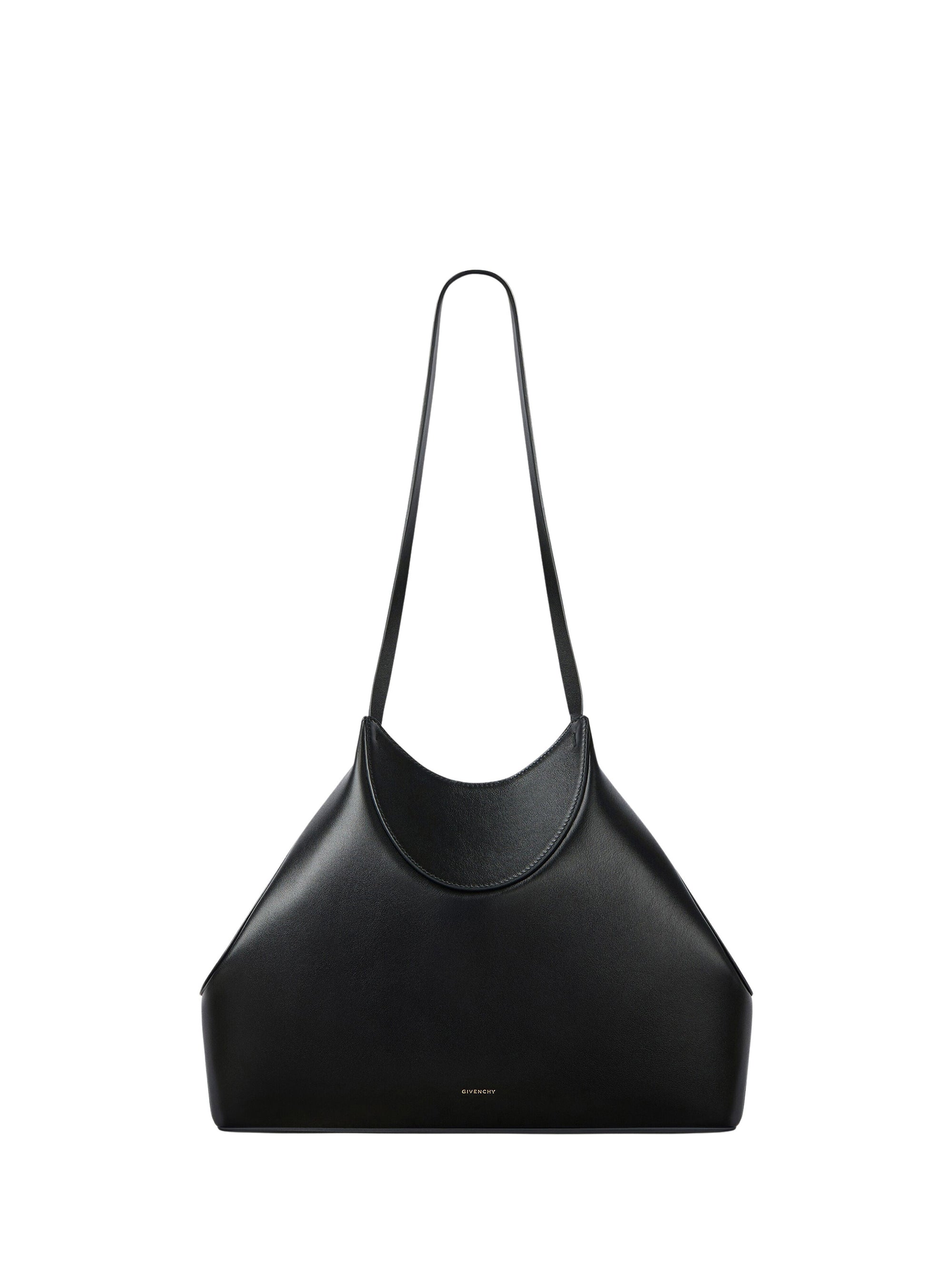 Cabas Facet petit en cuir - Black