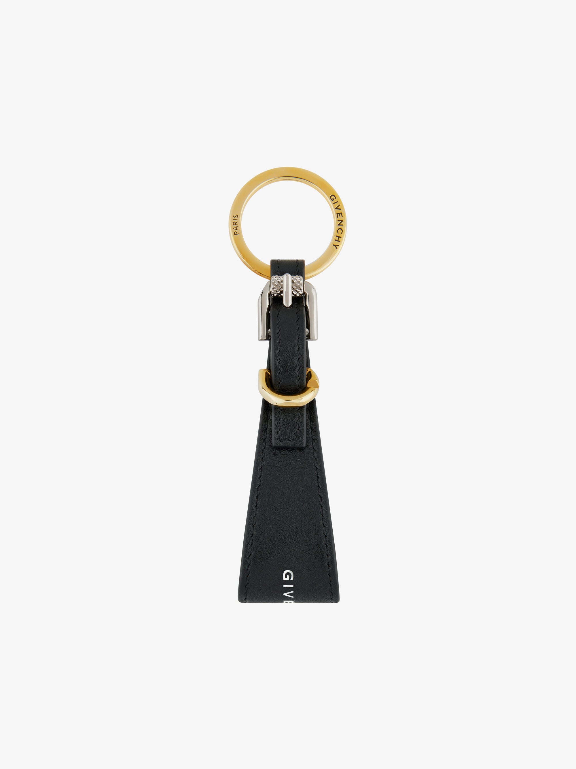 Porte-clés Voyou en cuir - Black