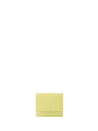 Day mini leather wallet - Acid Yellow
