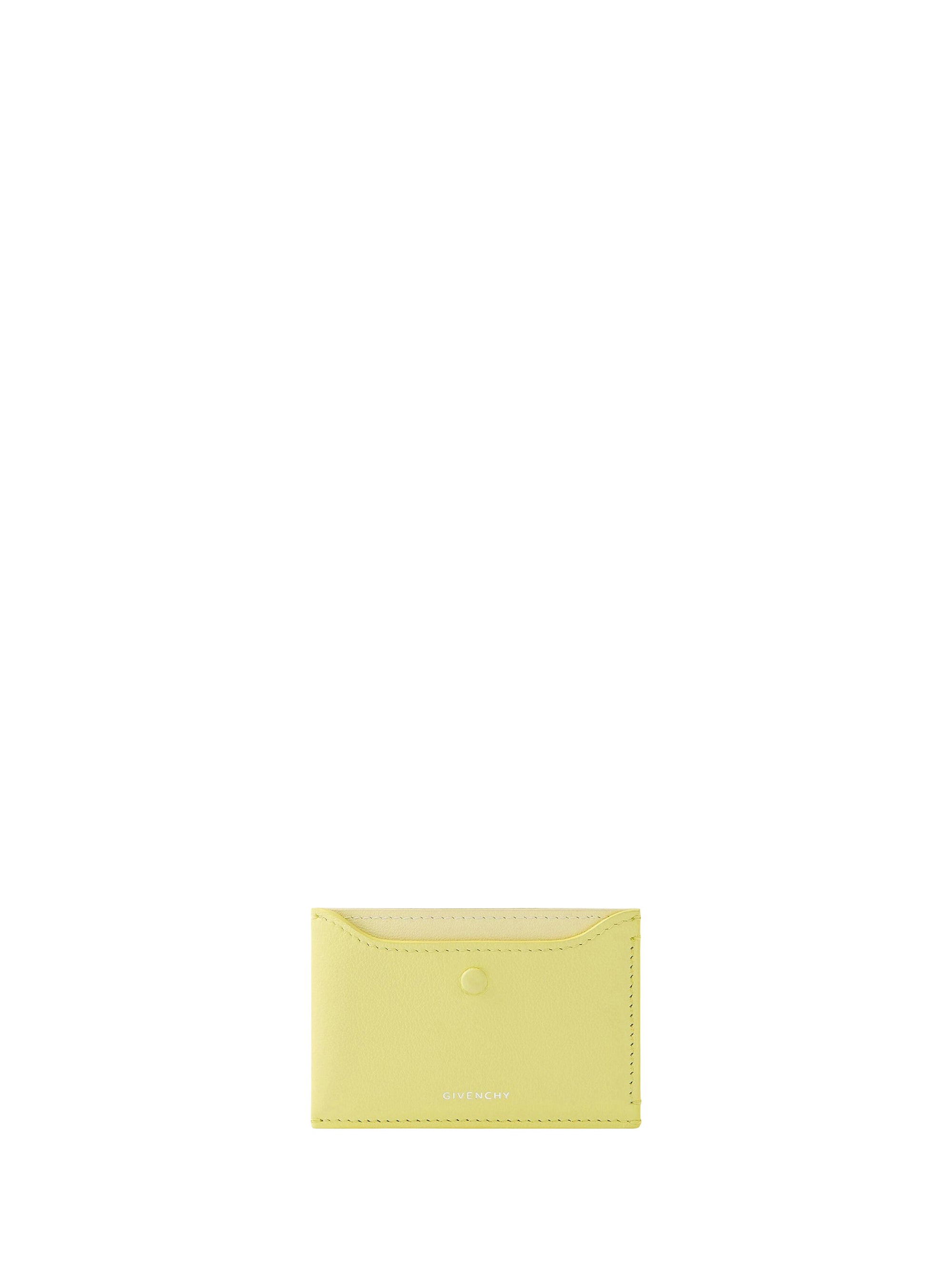 Porte-cartes Day en cuir - Acid Yellow