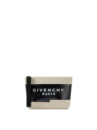 Pochette logo G - Beige & Black