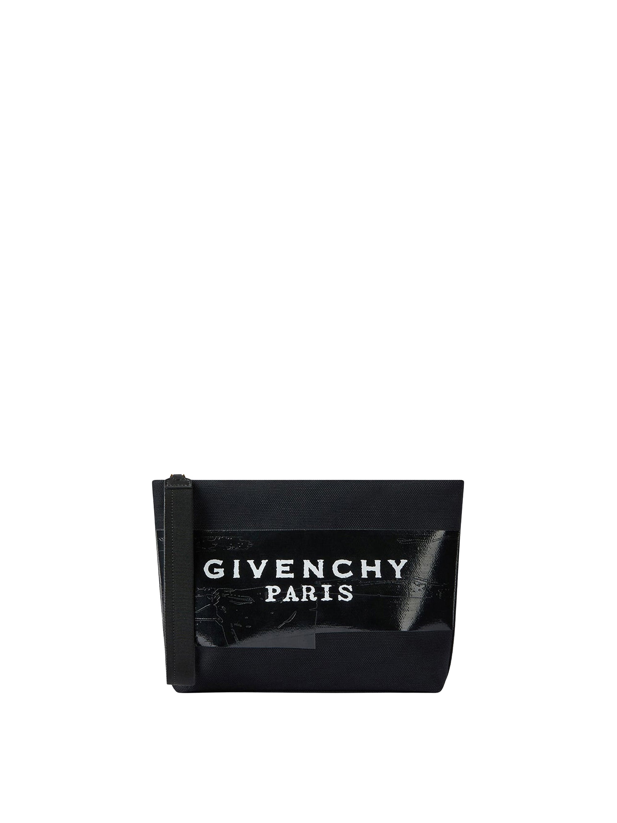 G Logo Clutch Bag – Black