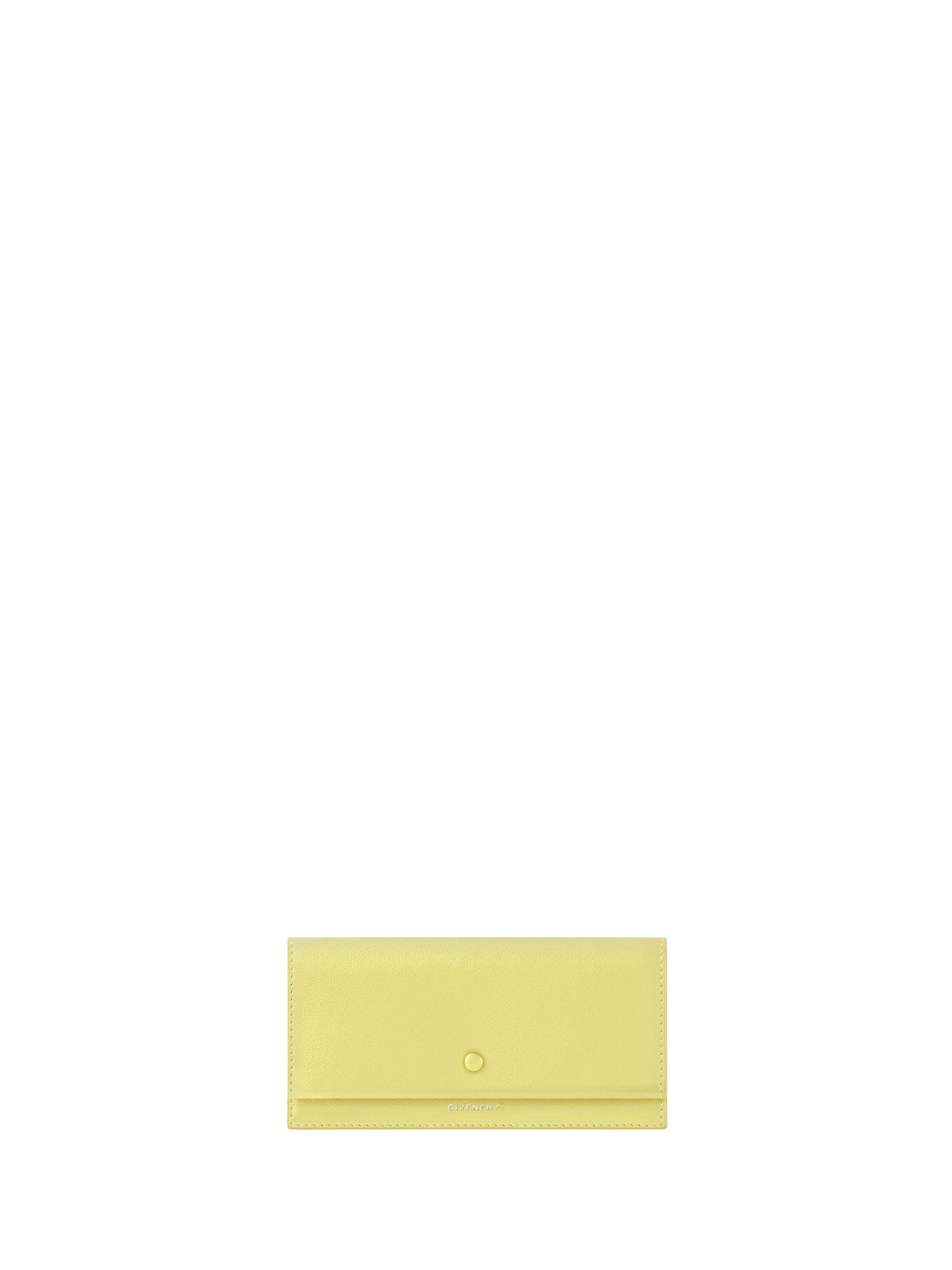 Portefeuille continental Day en cuir - Acid Yellow