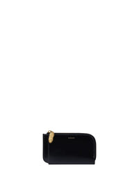Porte-cartes Lucky charms zippé en cuir - Black