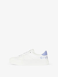 Baskets City Sport en cuir - White & Lilac