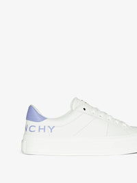 Baskets City Sport en cuir - White & Lilac