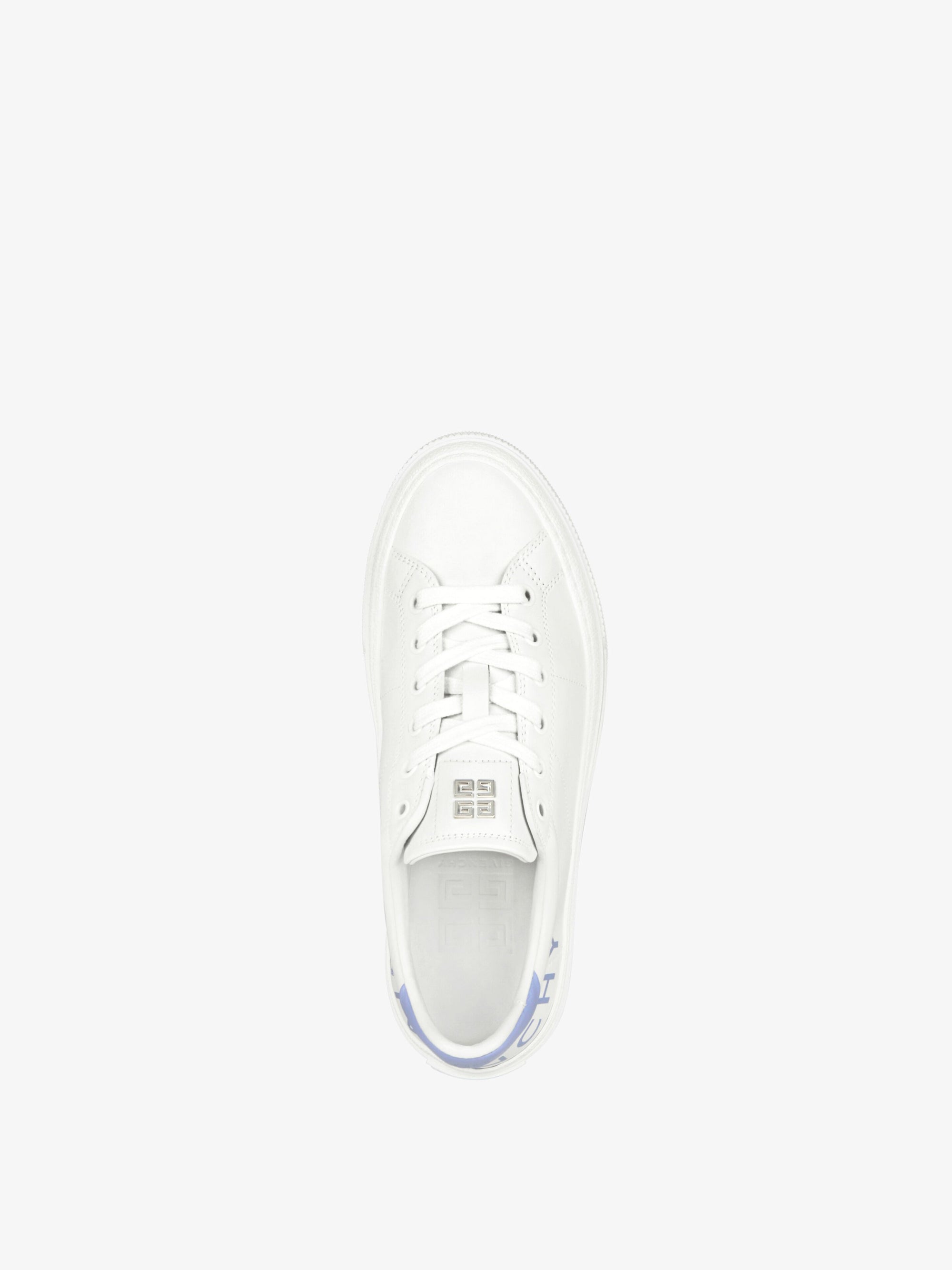 Baskets City Sport en cuir - White & Lilac