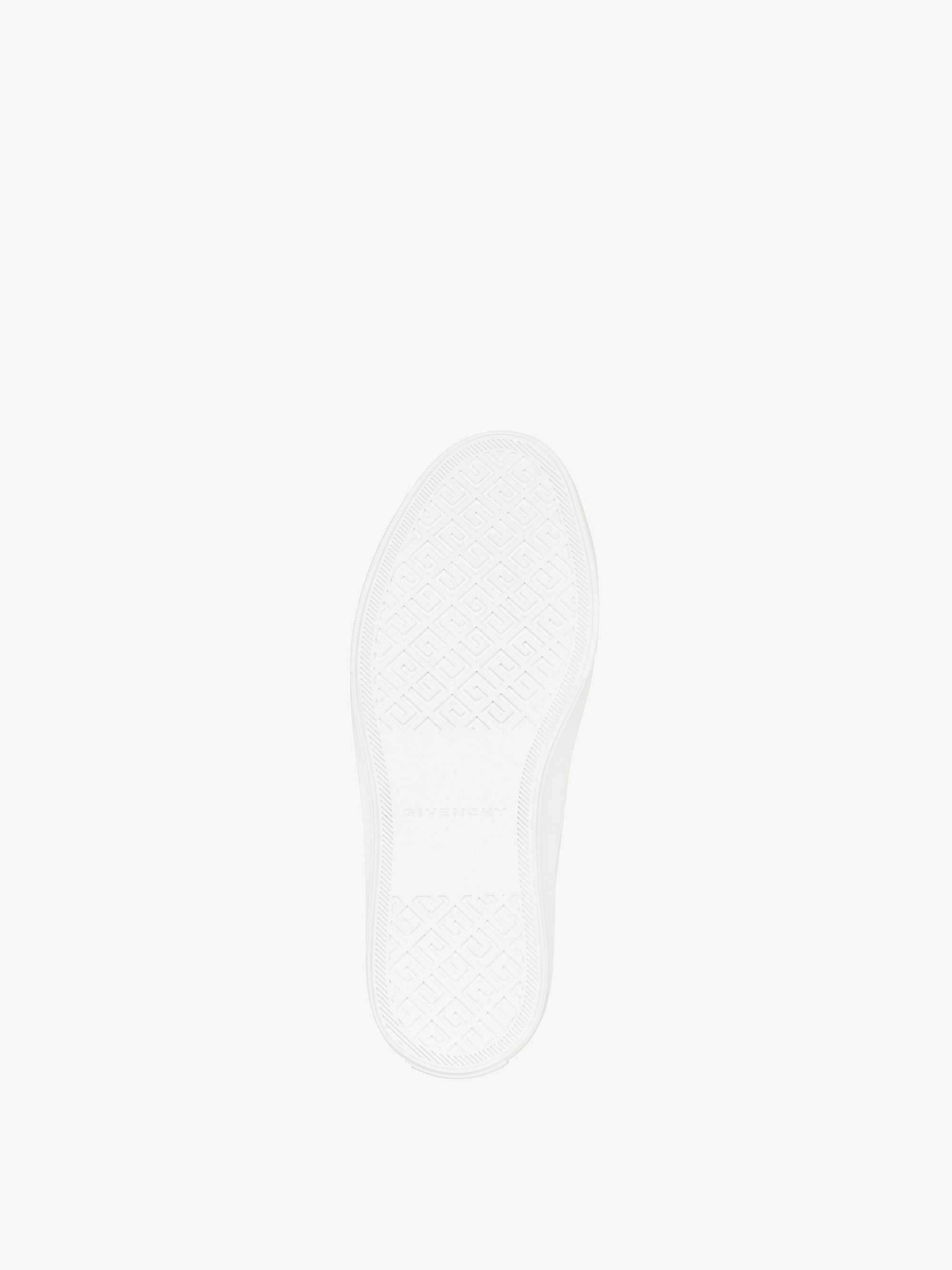 Baskets City Sport en cuir - White & Lilac