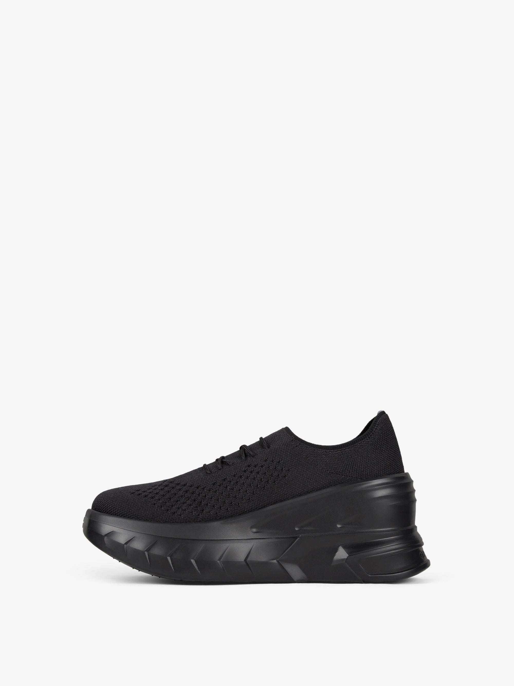Baskets compensées Marshmallow 55 - Black