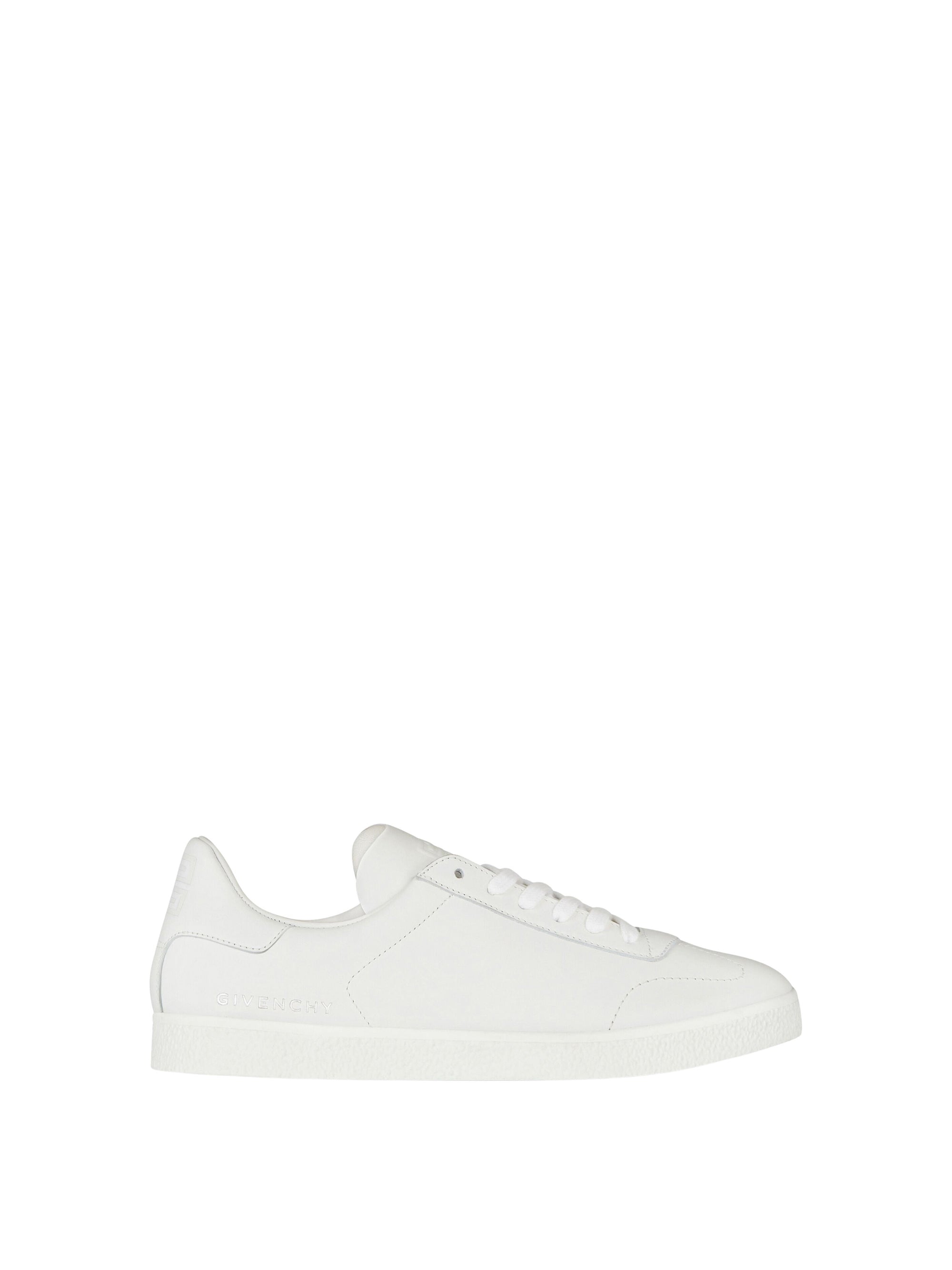 Baskets Town basses en cuir - White
