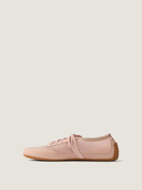 TRANSPARENT NET/CALF LEATHER